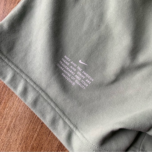 Nike Swoosh High Rise Shorts Mint Green - Picture 5 of 10